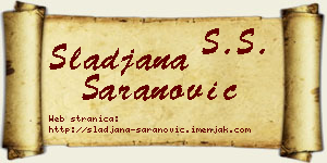Slađana Šaranović vizit kartica